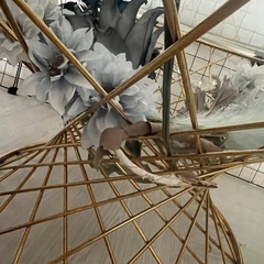 フランフランガラステーブルの画像