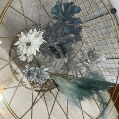 フランフランガラステーブルの画像