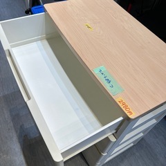 【衣類収納】【プラケース4段】クリーニング済み【管理番号1123】知の画像