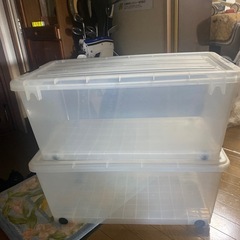 深型コロ付き収納BOXの画像