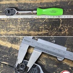 【久留米】【引き取り限定】【中古品】Snap-on スナップオン FHR80 ラチェットハンドル クイックリリースラチェット 差込角:3/8sqの画像