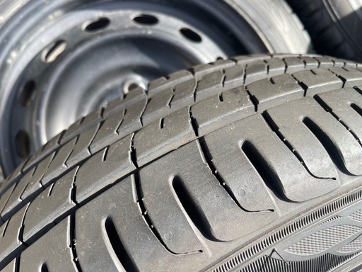 軽自動車などに！155-65R14 4本セット　バリ山　
