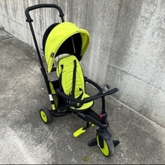 中古　三輪車　smartrike イエロー　折りたたみ　子供　キッズの画像