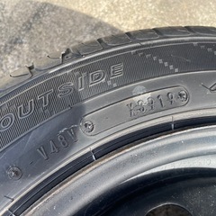 軽自動車などに！155-65R14 4本セット　バリ山　の画像