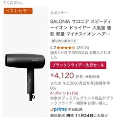 サロニア スピーディイオンドライヤーの画像