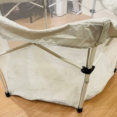  ベビーサークル ポータブル折りたたみベビーサークル コロコロランド 6（グレー）の画像