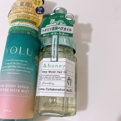 YOLU ヘアミスト+＆honey ヘアオイルセットの画像