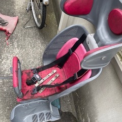 自転車チャイルドシート後ろ子ども乗せの画像