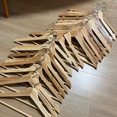 木製ハンガー　23個の画像