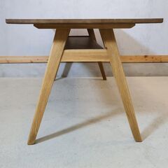 unico(ウニコ) ADDAY(アディ) ダイニングテーブル/W1500です♪木の表情を生かしたカジュアルな印象の4人用の木製食卓。シンプルなデザインはブルックリンスタイルなど男前インテリアに。の画像