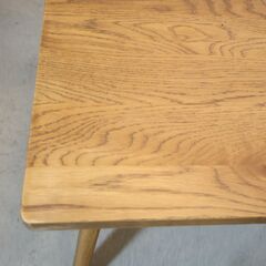 unico(ウニコ) ADDAY(アディ) ダイニングテーブル/W1500です♪木の表情を生かしたカジュアルな印象の4人用の木製食卓。シンプルなデザインはブルックリンスタイルなど男前インテリアに。の画像