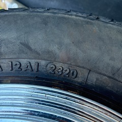 鉄ホイル　12インチ　LTタイヤの画像