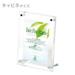 APJ フェイスファイブフレーム キャビネ クリア×6個の画像