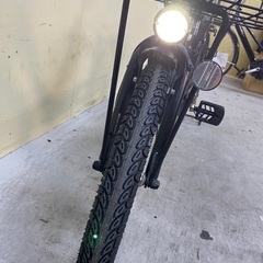186丁寧に整備済　新型パナソニックギュットアニーズ電動アシスト自転車20インチ中古車　現行バッテリー　前タイヤ新品の画像
