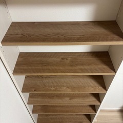 壁面収納ラック 75cm幅 日本製の画像