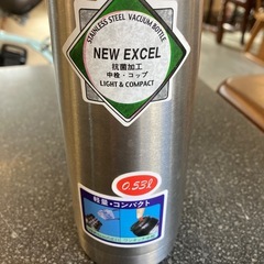 M2511-371 NEW EXCEL ステンレス製 魔法瓶 K-4191 0.53L 軽量 コンパクト 未使用品 保管キズ汚れありの画像
