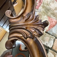 大きな鏡　アンティーク
調デザインの画像