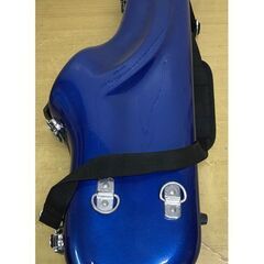 メーカー不明　アルトサックスケースのみ ブルーの画像