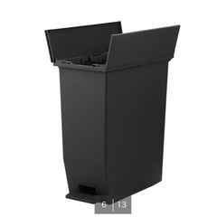 棚下ペダルペール 35L(DGY) ゴミ箱　洗浄済みの画像