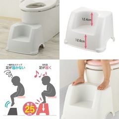 〖 美品 〗リッチェル トイレサポートステップの画像