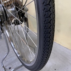 187丁寧に整備済新型パナソニック電動アシスト自転車26インチ中古車（現行バッテリー）の画像