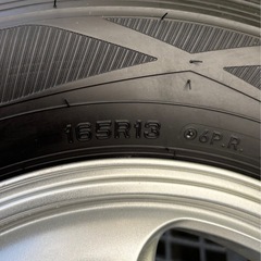 スタッドレス　165R13 バリ山の画像