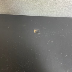 	ブラック収納棚｜天板に凹みあり｜取りに来てくれる方優先の画像