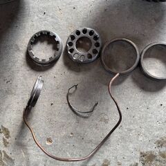 JB23　フロント　エアロッカー　部品取り　再利用可　ジムニーの画像