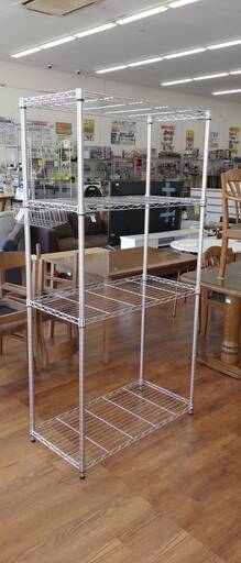 【リユ-スのサカイ広島石内店】ジモティ割！メタルラック/クリ-ニング済み/HG-8004/広島市 家具　佐伯区 家具　南区 家具　西区 家具　東区 家具　中区 家具　安佐南区 家具　安佐北区 家具　安芸区 家具　府中町 家具　海田町 家具　熊野町 家具　坂町 家具　廿日市市 家具