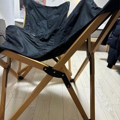 バケットチェア　キャンプの画像