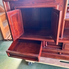 茶箪笥　タンス　レトロ　和家具　H1240 W1200 D370mmの画像