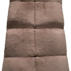 ソファ 1人用 足無し 調整可能の画像