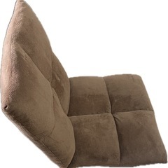 ソファ 1人用 足無し 調整可能の画像