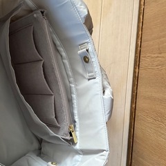 Francfranc キルティングトートバッグ ライトグレーの画像