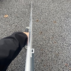  丸ノコガイド定規　エルアングル　かるぴた　１ｍ　併用目盛の画像