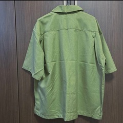 【新品未使用】Beno inspired by カーキグリーン シャツ　Lの画像