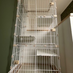 ねこゲージ3段＜アイリスオーヤマ製＞の画像