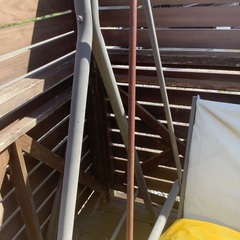 鉄製のブランコの画像