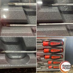 【久留米】【引き取り限定】【保管未使用品】Snap-on スナップオン SGDDP50BR スクリュードライバー 5本セット ダイヤモンドチップソフトグリップ (2)の画像