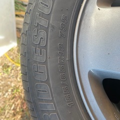 軽自動車のホイールセットの画像