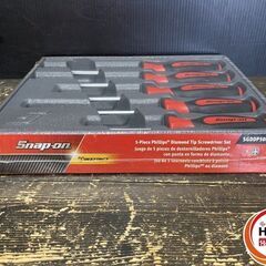 【久留米】【引き取り限定】【保管未使用品】Snap-on スナップオン SGDDP50BR スクリュードライバー 5本セット ダイヤモンドチップソフトグリップ (2)の画像