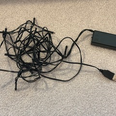 150cmクリスマスツリー + イルミネーション USBライト 電飾 の画像