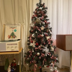 150cmクリスマスツリー + イルミネーション USBライト 電飾 の画像