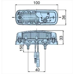 JB LED 車高灯 RS013-AA トラック車高灯　LEDのみの画像