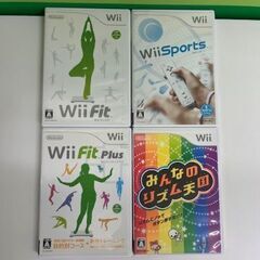 任天堂　Will本体、バランスWillボード、コントローラー類、ソフト（Will Fit plus Will Sports みんなのリズム天国）周辺接続機器一式の画像
