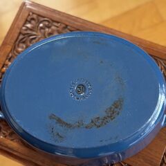 ル・クルーゼ　ココット・オーバル31㎝（ブルー）の画像