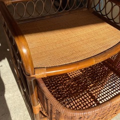 籐タンス 3段タンスの画像