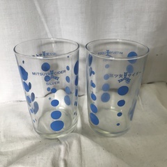 ⭐︎ドリーム2号館⭐︎ ジモティー割引 レトロ/三ツ谷サイダー グラス/6個の画像