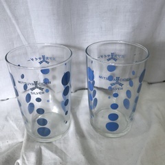 ⭐︎ドリーム2号館⭐︎ ジモティー割引 レトロ/三ツ谷サイダー グラス/6個の画像