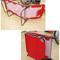 コカコーラ サマーベッド 全長180×幅59×高さ33cm Enjoy Coke 折りたたみ ビーチベッド サマーチェア コカ・コーラ 札幌市 清田区 平岡の画像